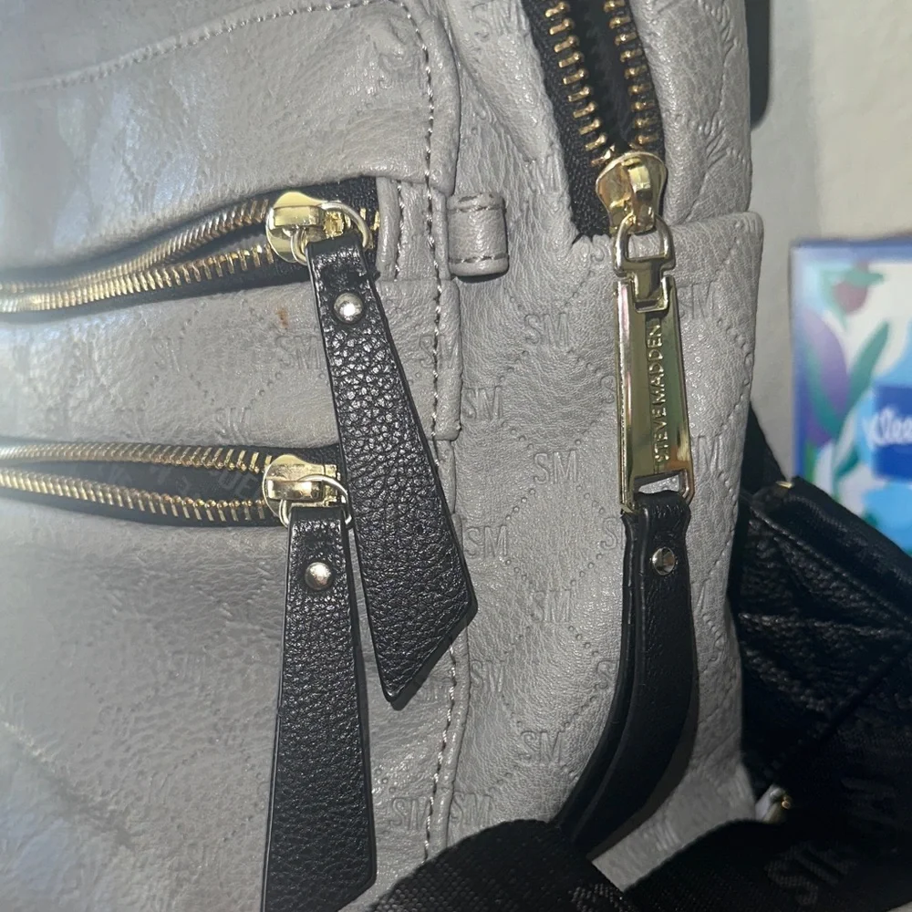 Steve Madden Mini Gray Backpack - Picture 6 of 16